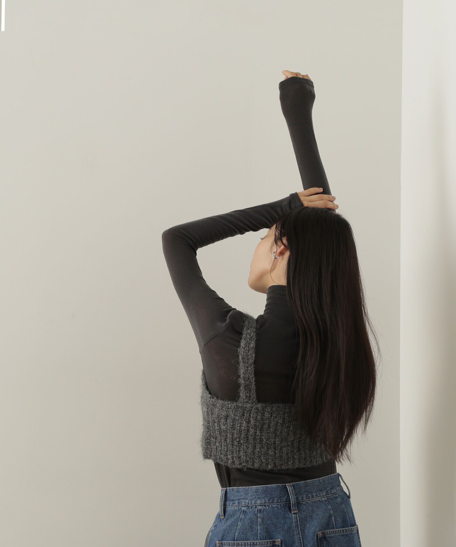  「デザインニットビスチェ」|ニット・セーター|