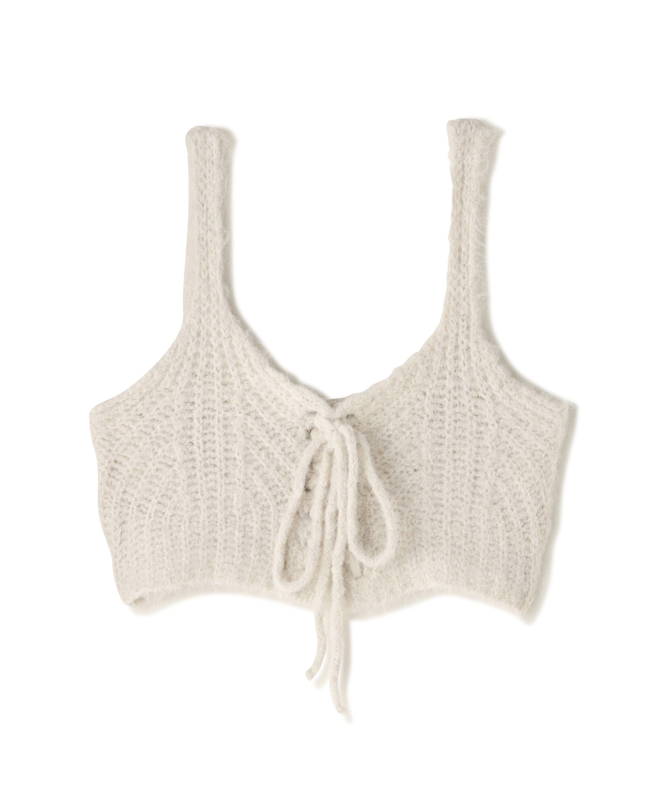  「デザインニットビスチェ」|ニット・セーター|