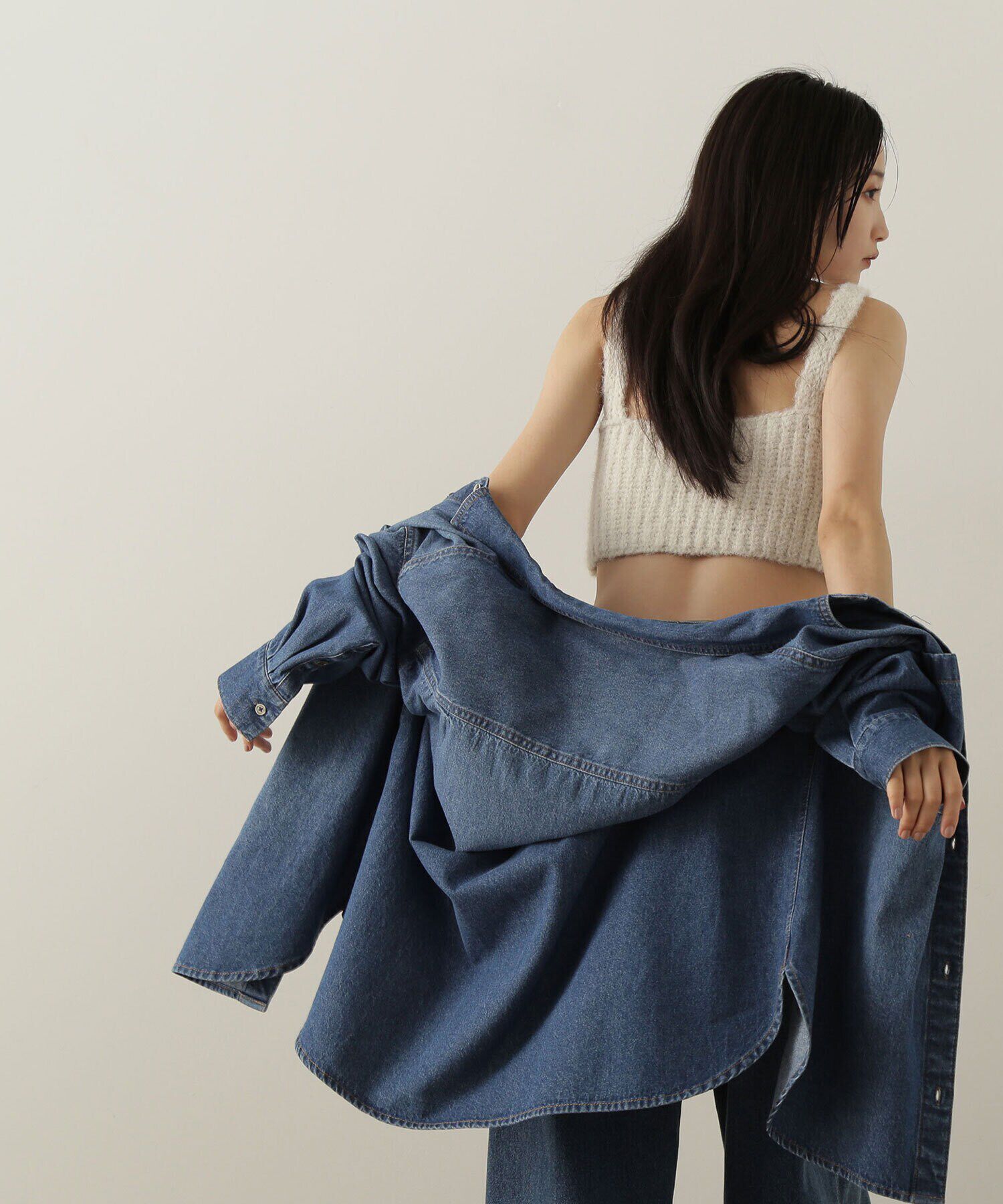  「デザインニットビスチェ」|ニット・セーター|