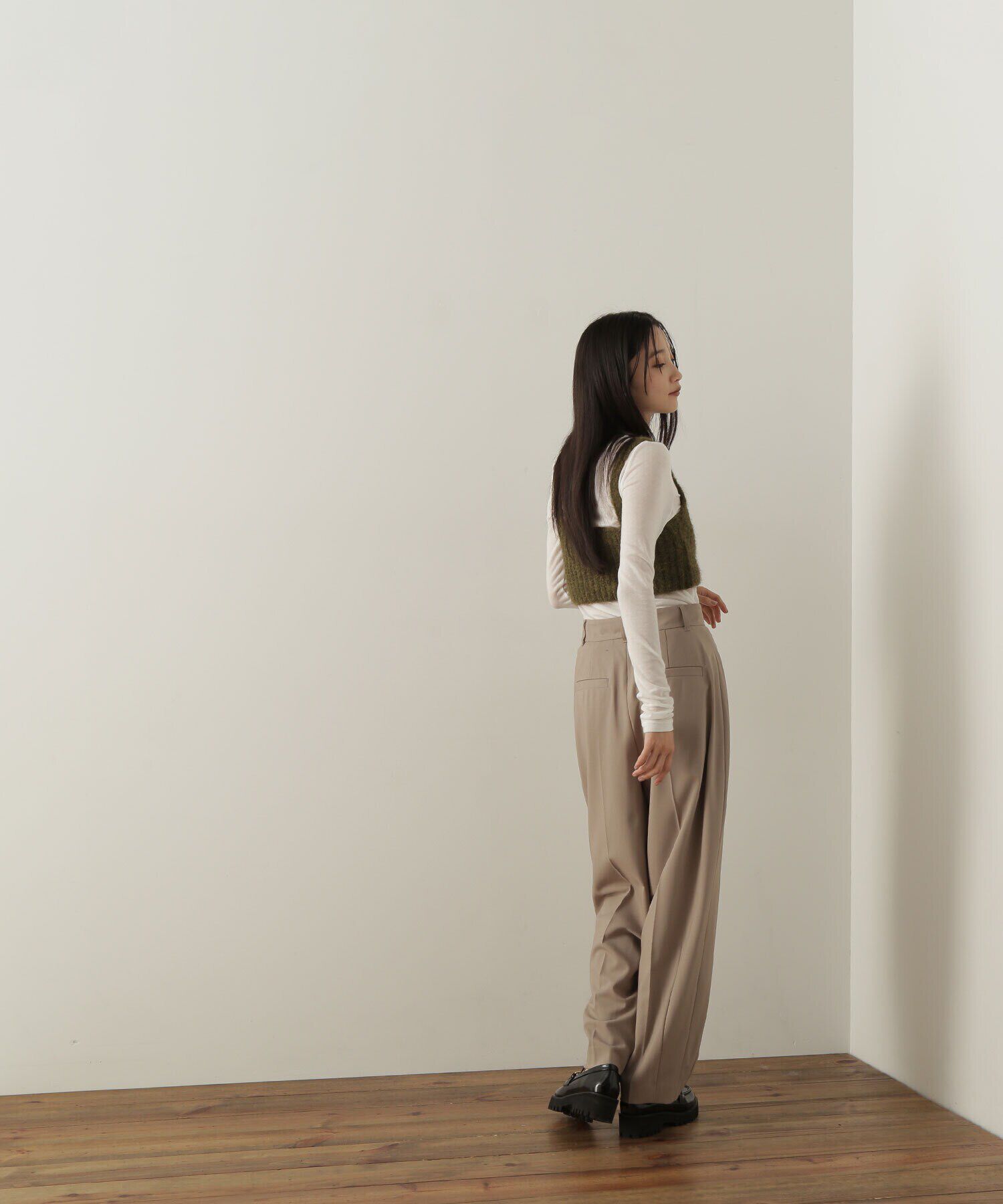  「デザインニットビスチェ」|ニット・セーター|