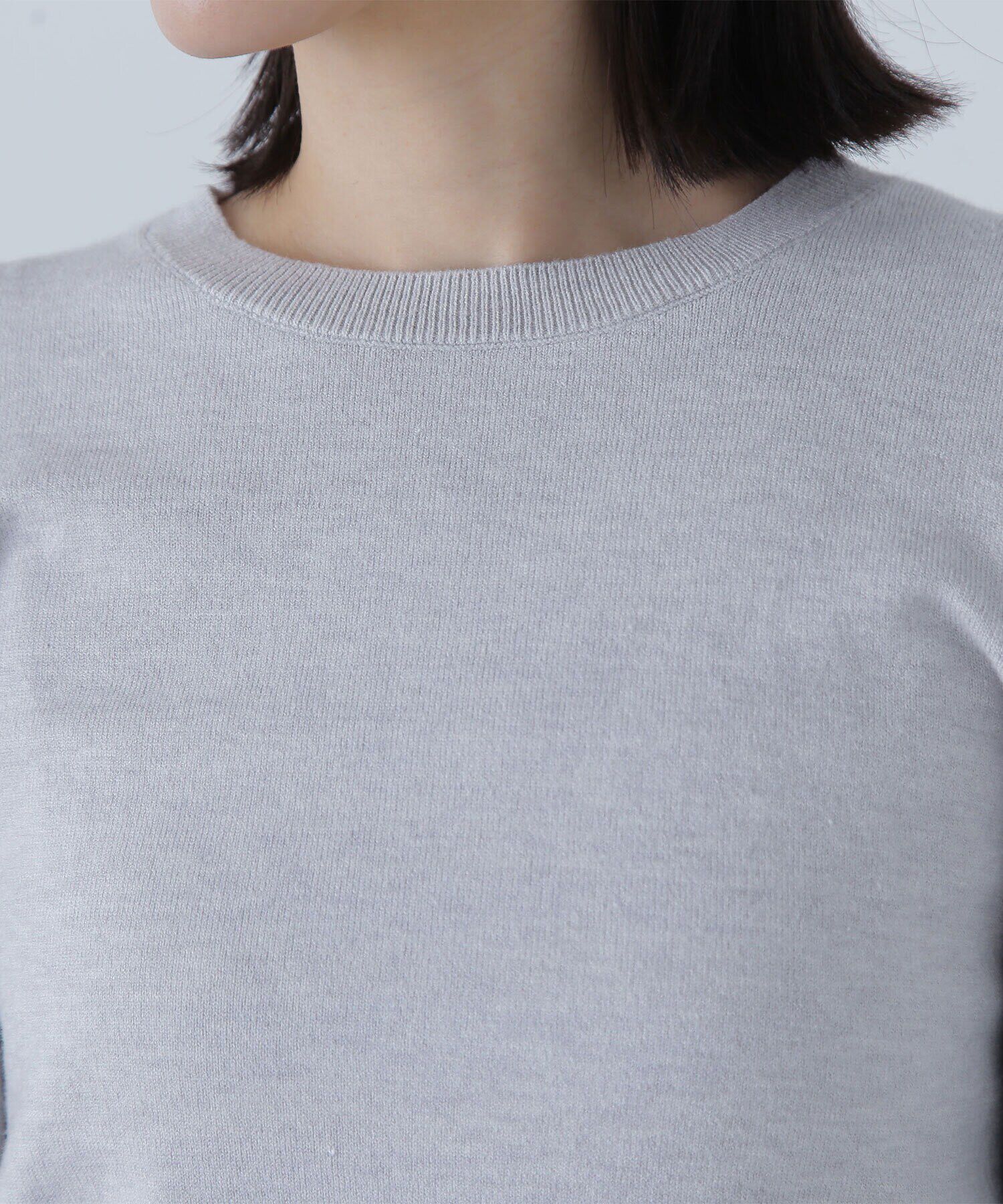  「フラワーレーストリミングニット」|ニット・セーター|