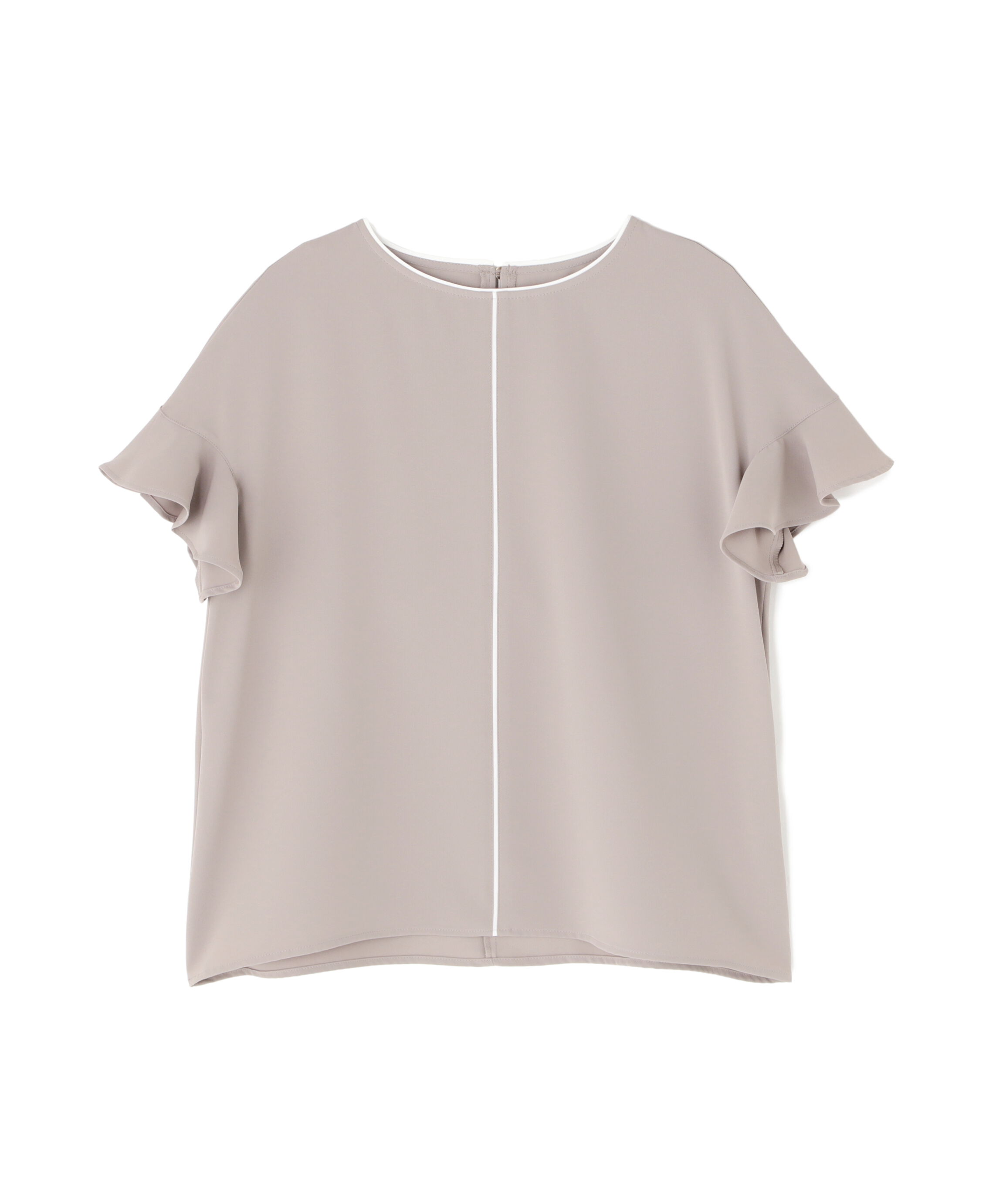  「バイカラーフリルスリーブブラウス」|シャツ・ブラウス|