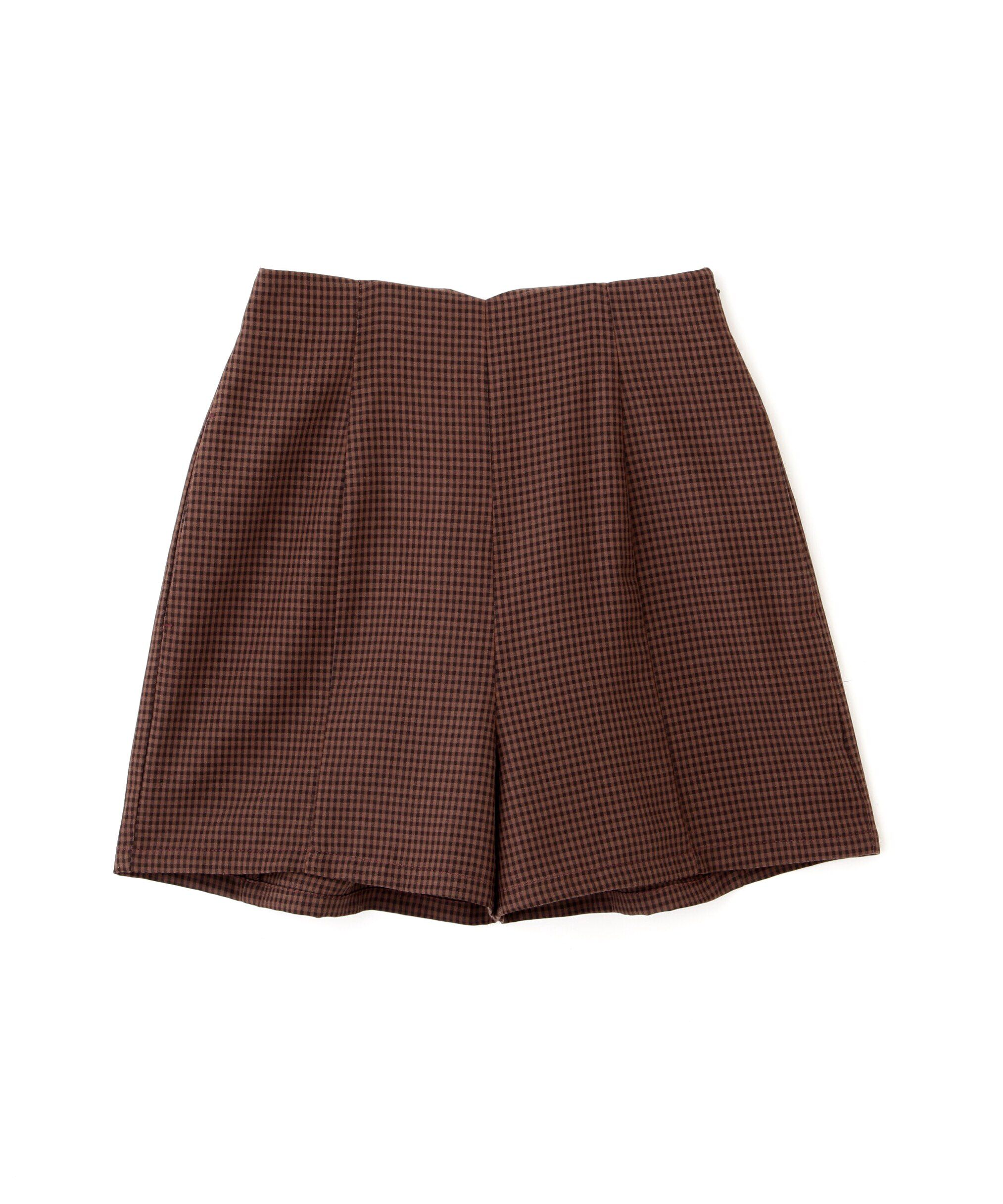  「ハイウエストギンガムショートパンツ」|その他|