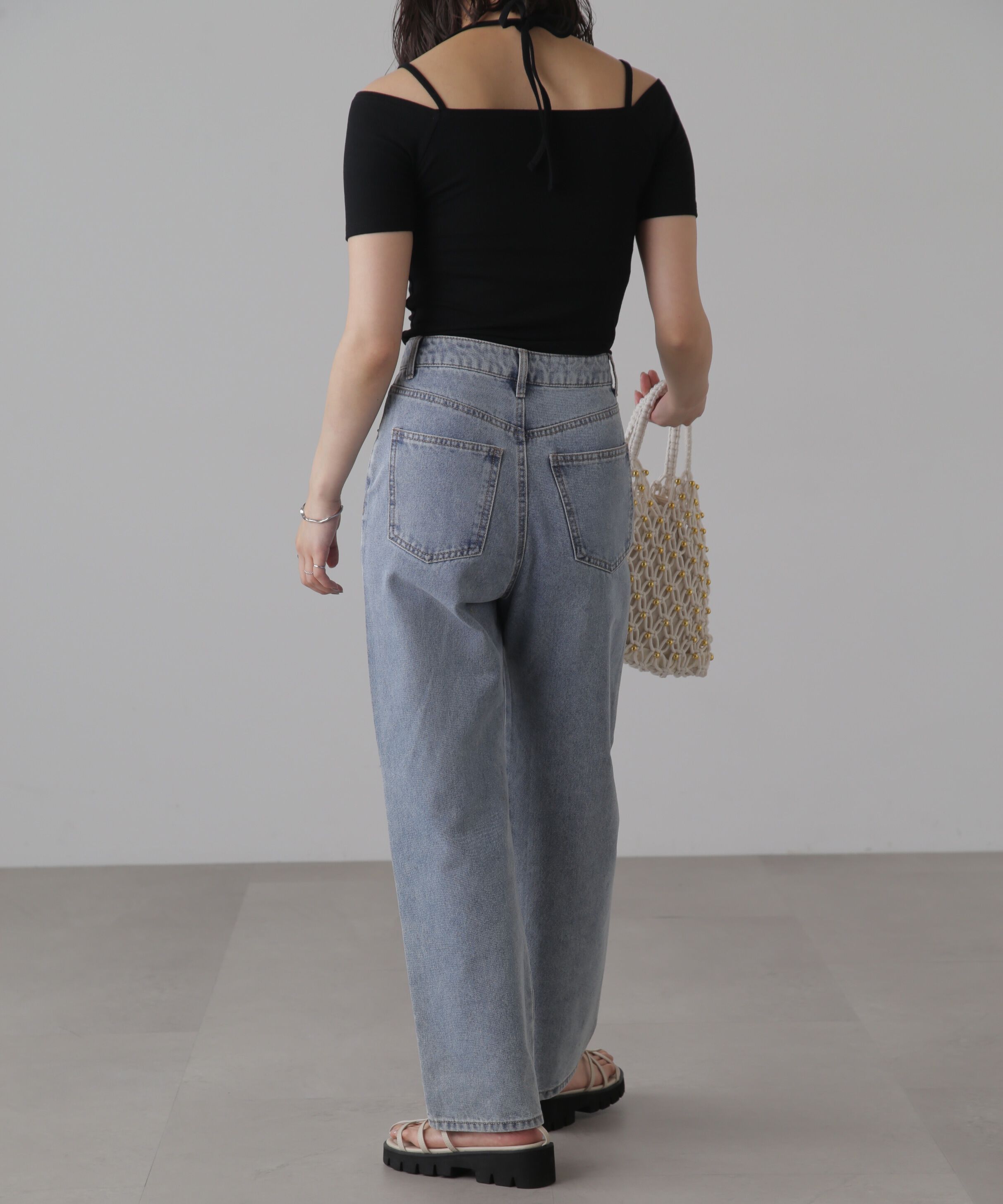  「オフショルホルターネックカットソー」|Tシャツ・カットソー|