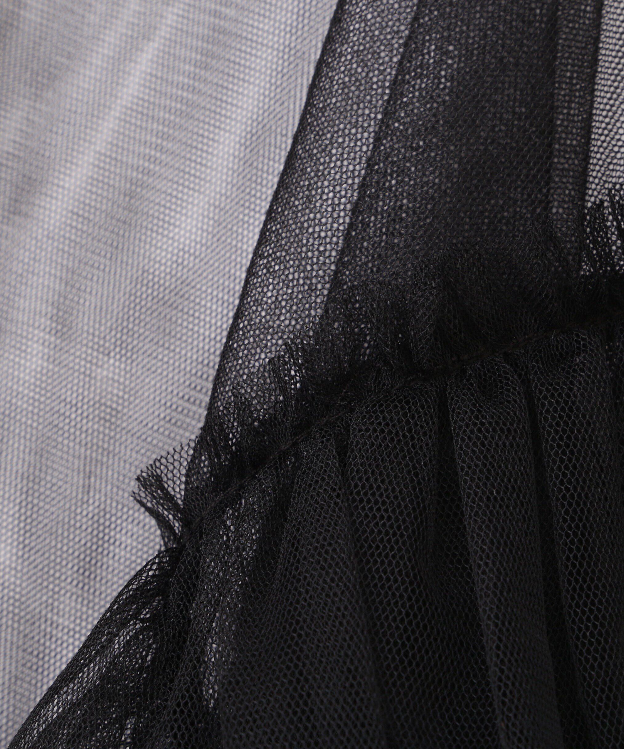  「前後2way袖フリルチュールブラウス」|シャツ・ブラウス|