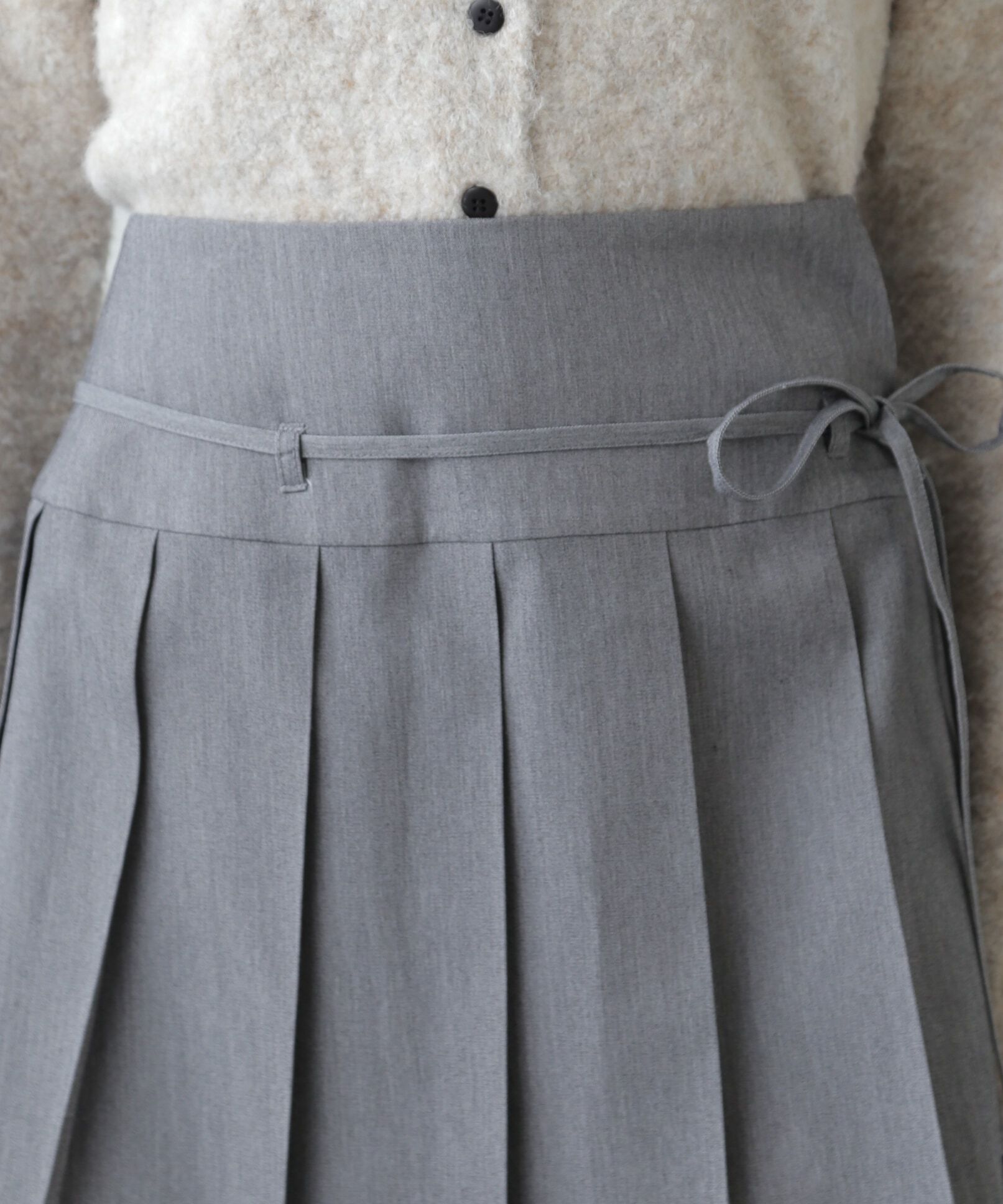  「ラッププリーツミニスカート」|スカート|