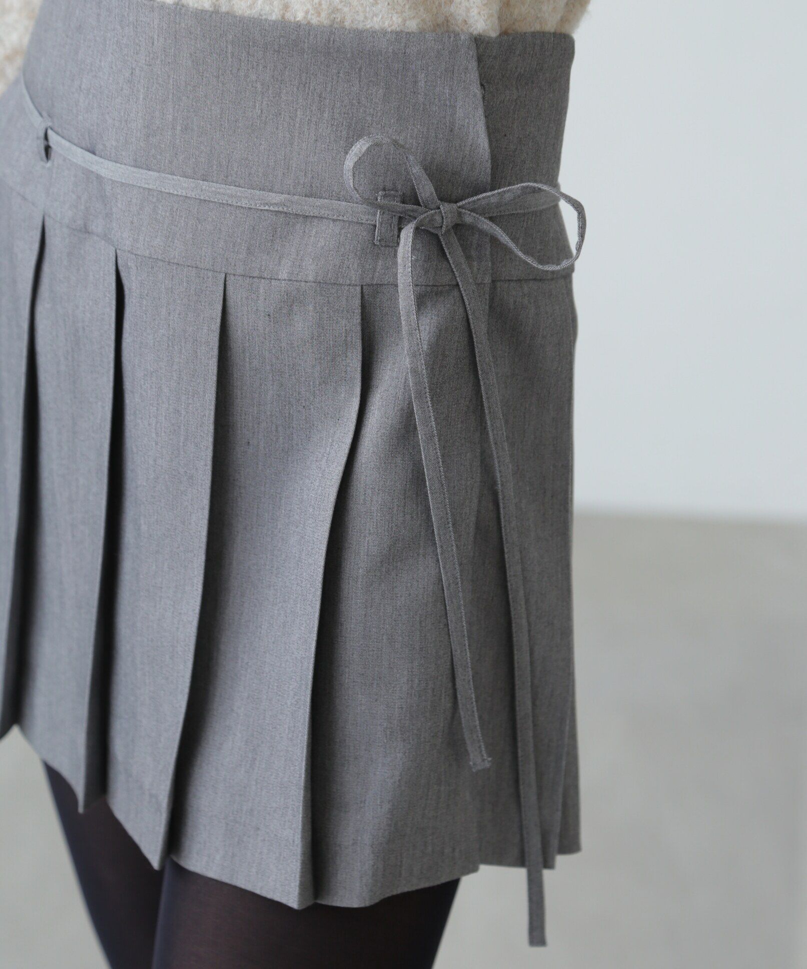  「ラッププリーツミニスカート」|スカート|