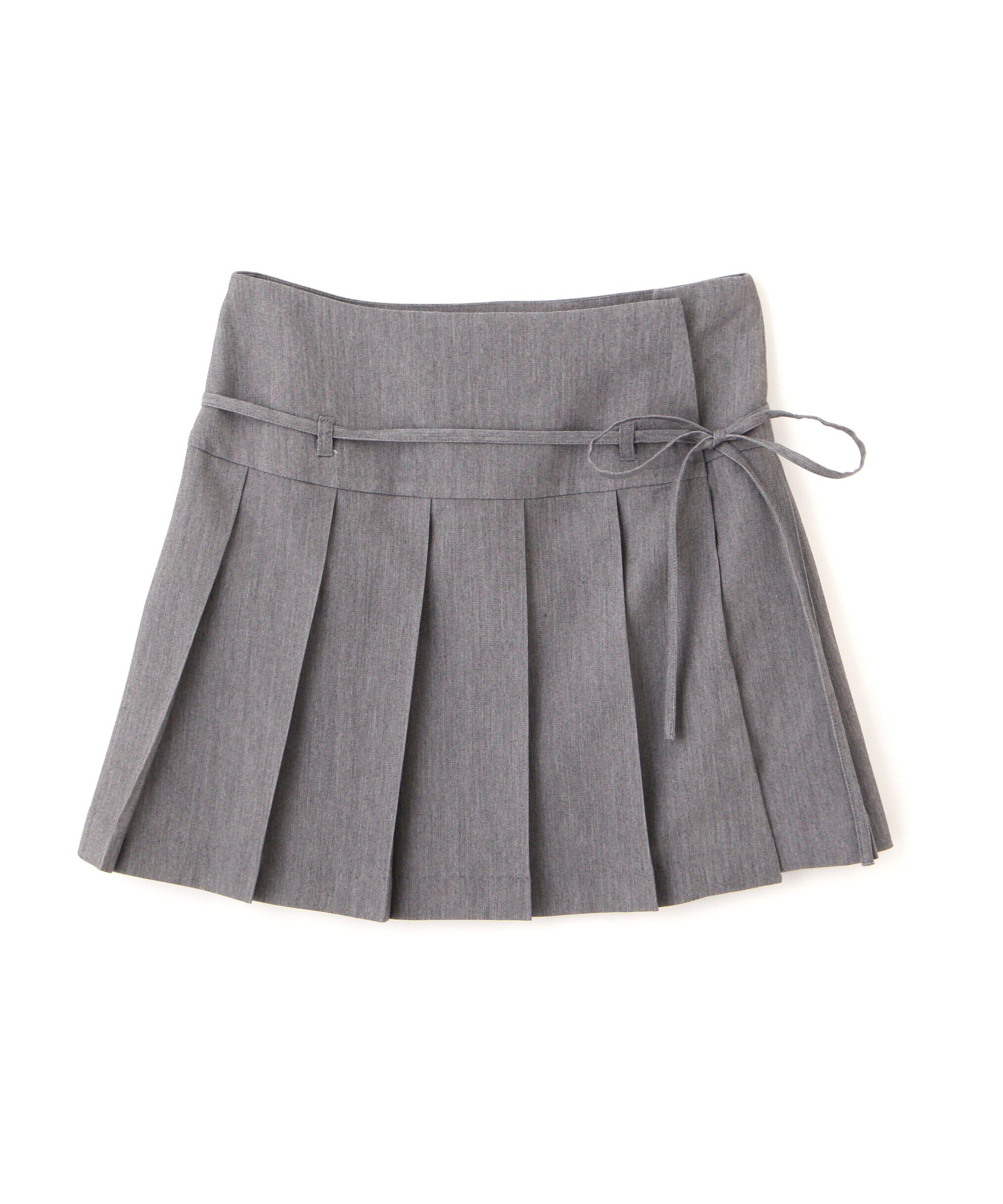  「ラッププリーツミニスカート」|スカート|