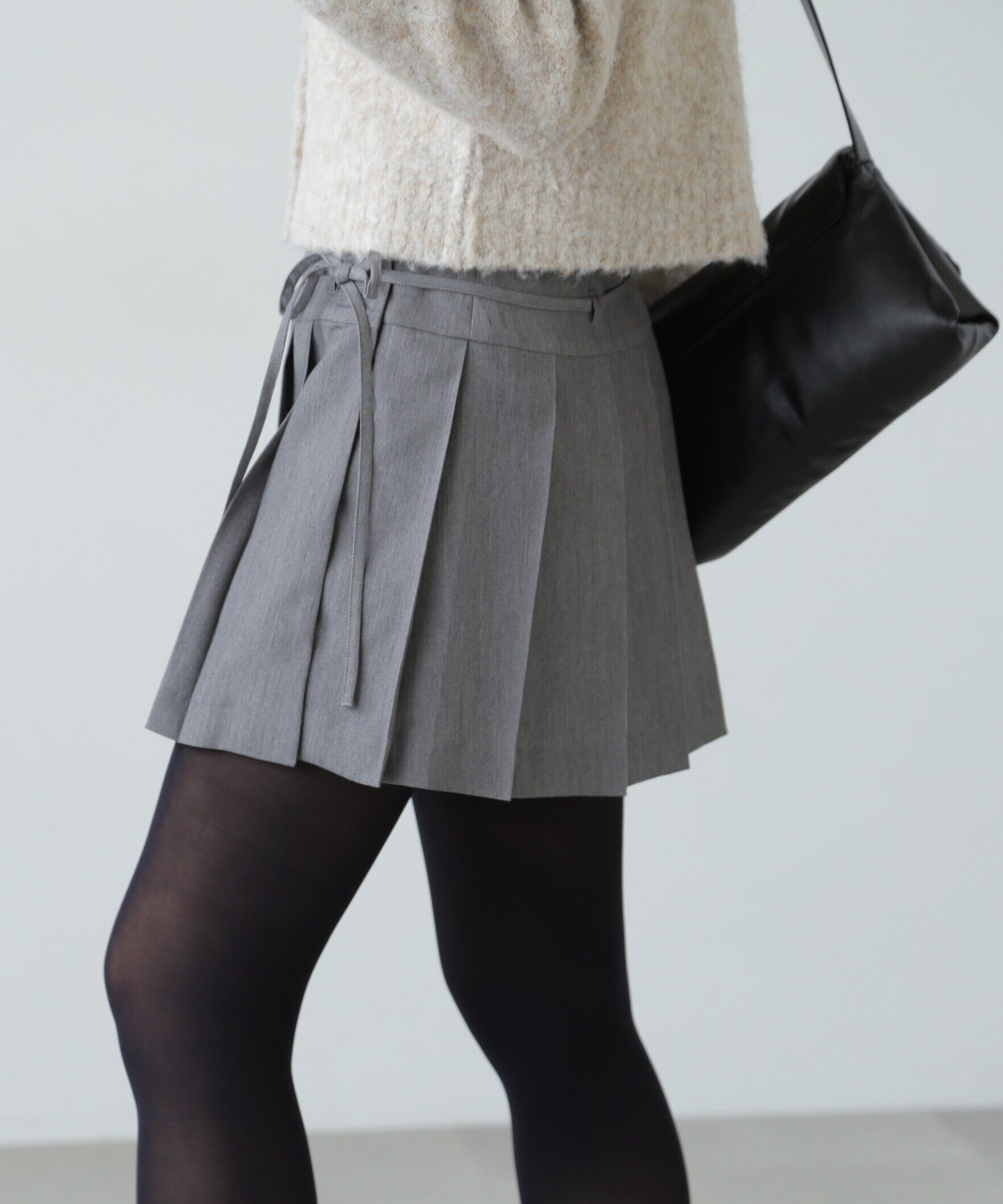  「ラッププリーツミニスカート」|スカート|