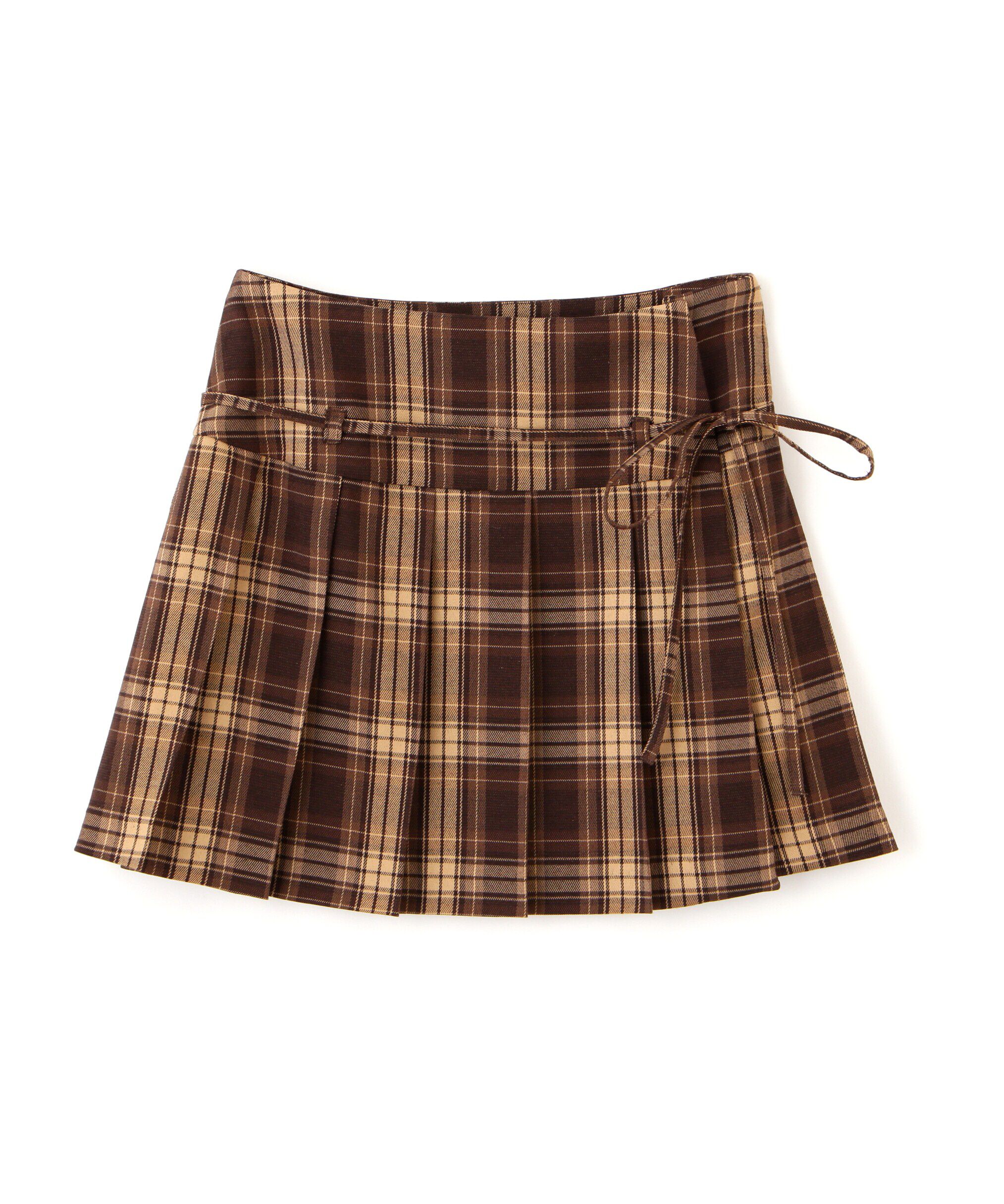  「ラッププリーツミニスカート」|スカート|