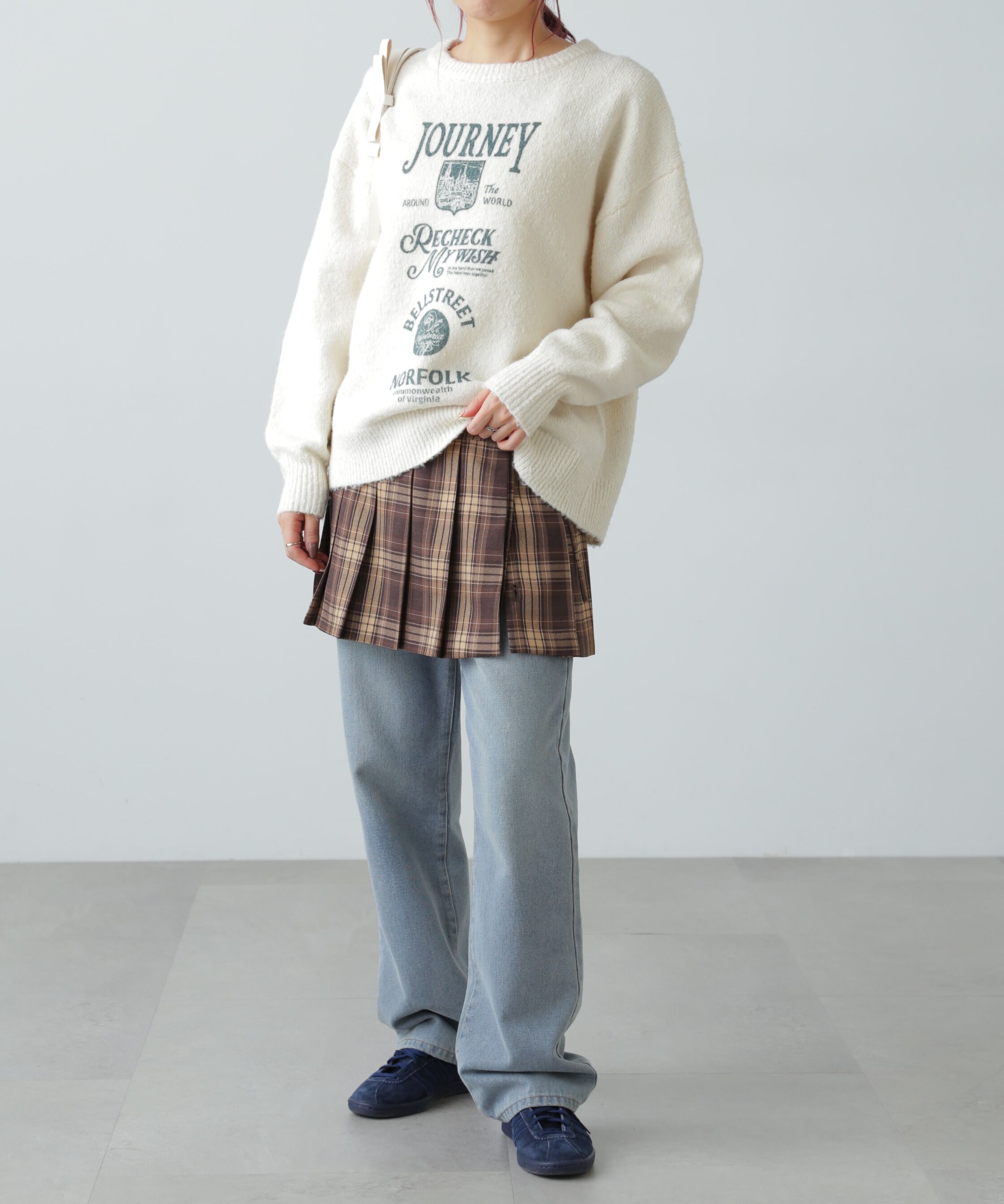  「ラッププリーツミニスカート」|スカート|