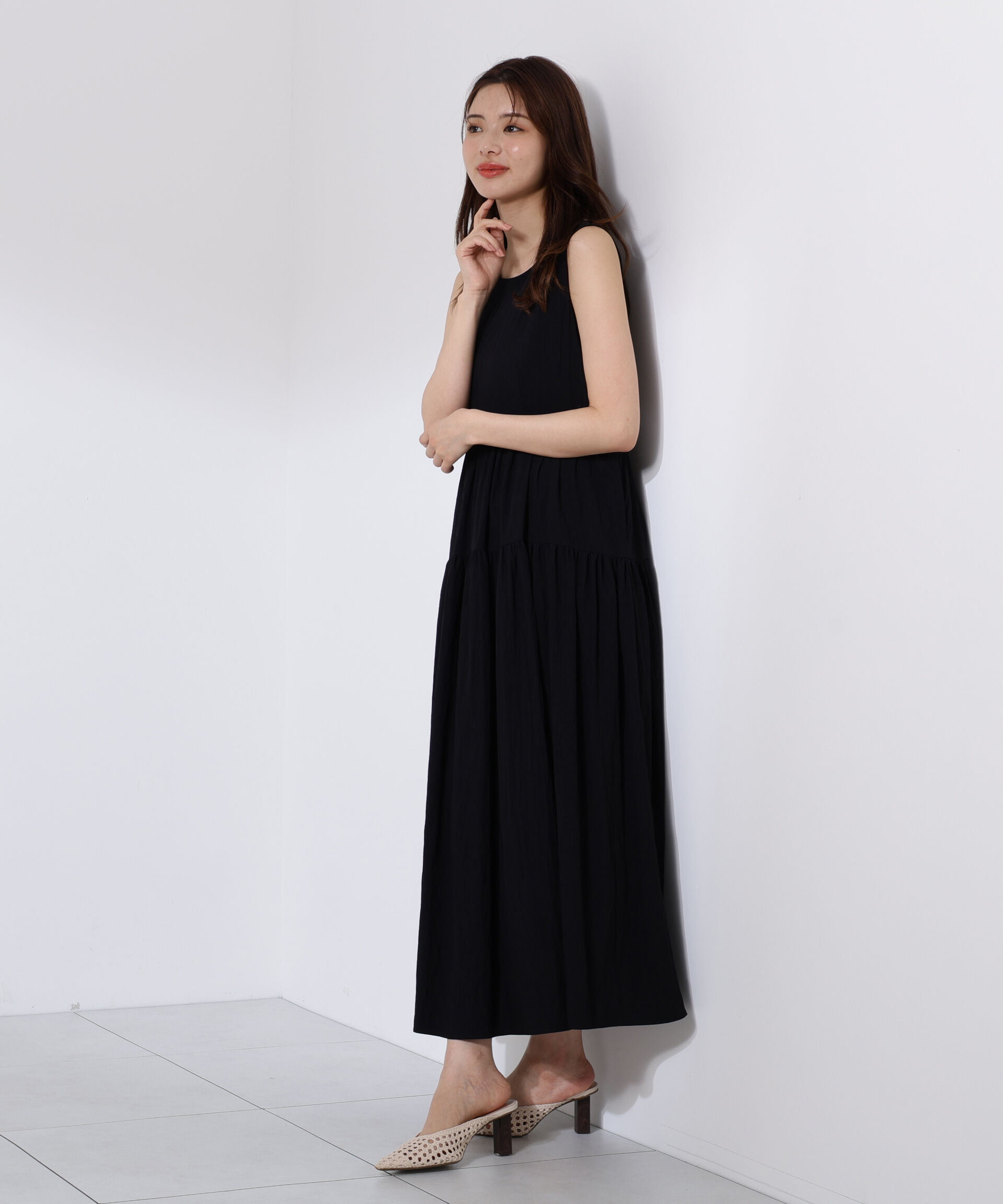 PROPORTION BODY DRESSING「バックリボンティアードワンピース」|ワンピース|