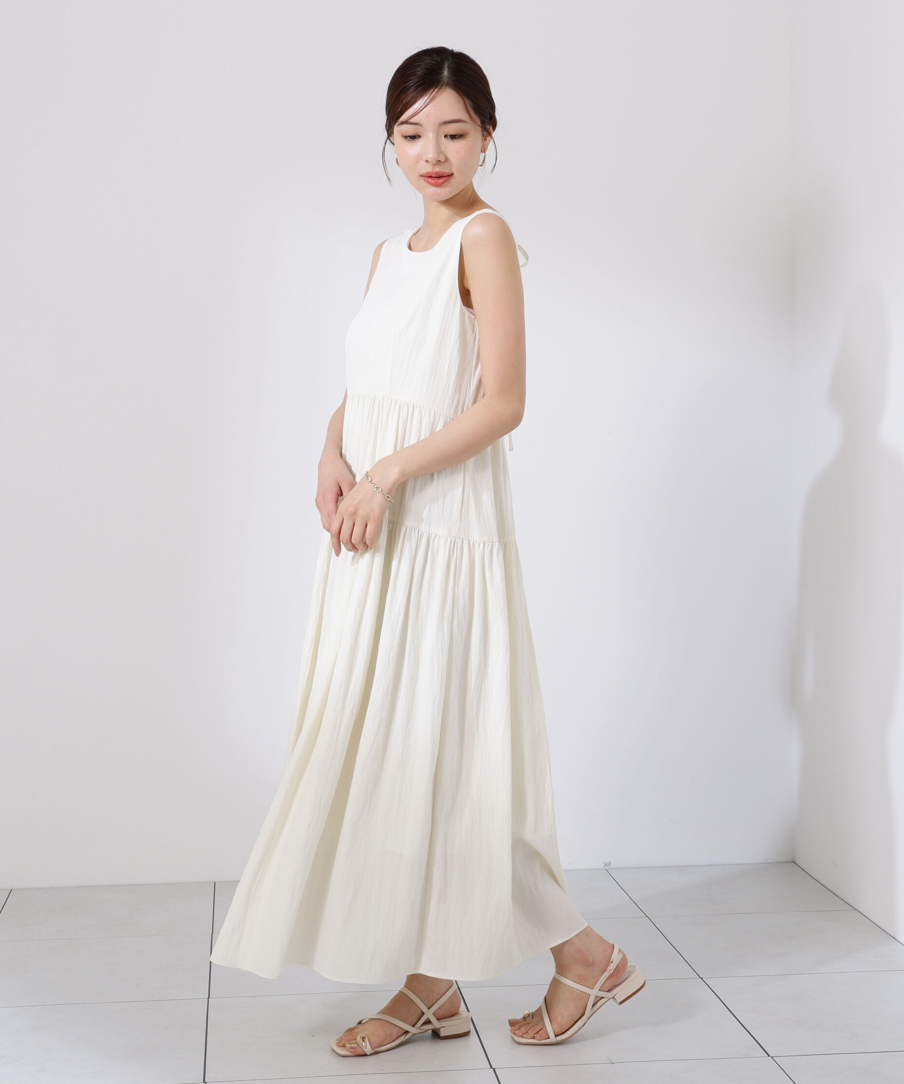 PROPORTION BODY DRESSING「バックリボンティアードワンピース」|ワンピース|
