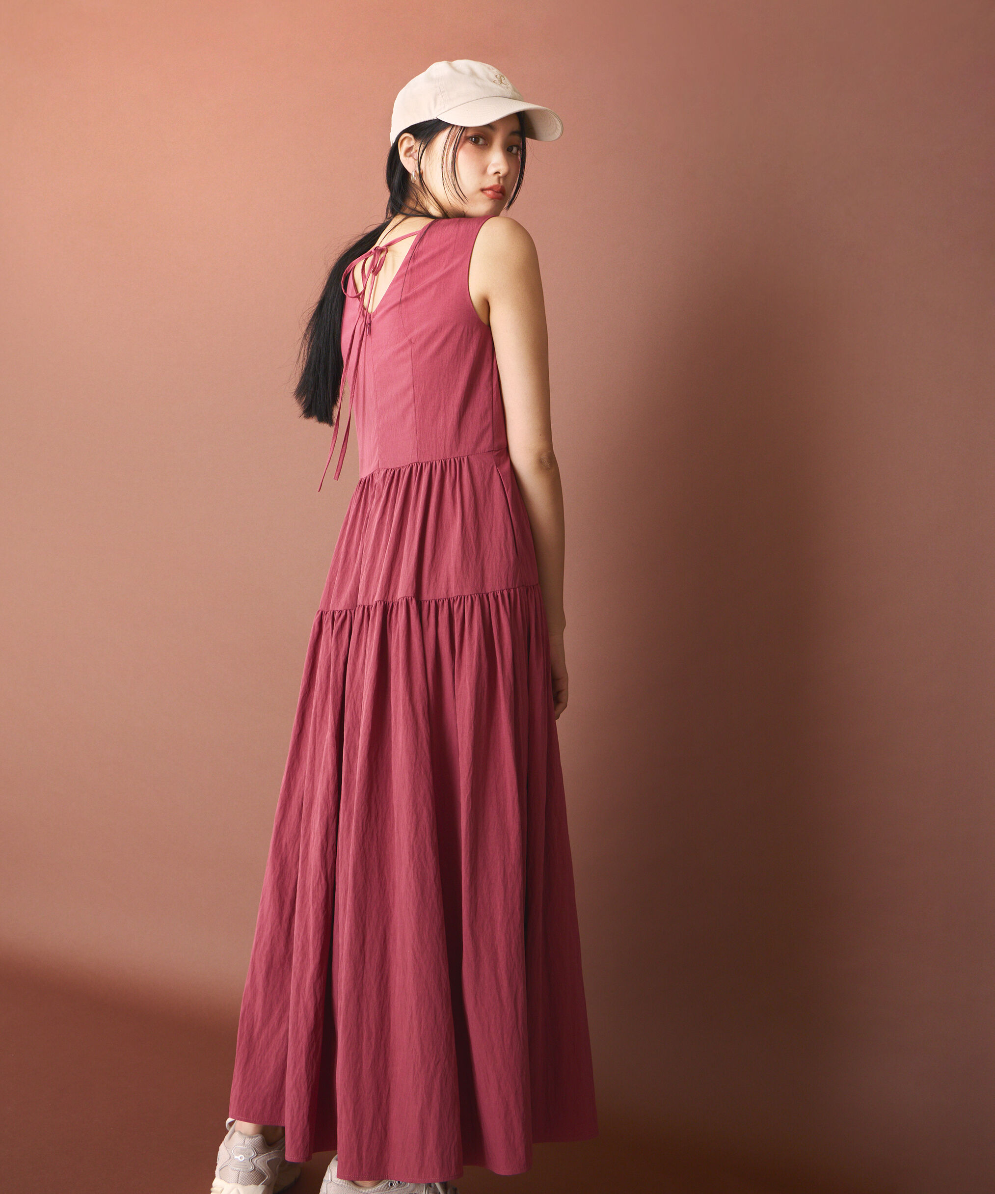 PROPORTION BODY DRESSING「バックリボンティアードワンピース」|ワンピース|