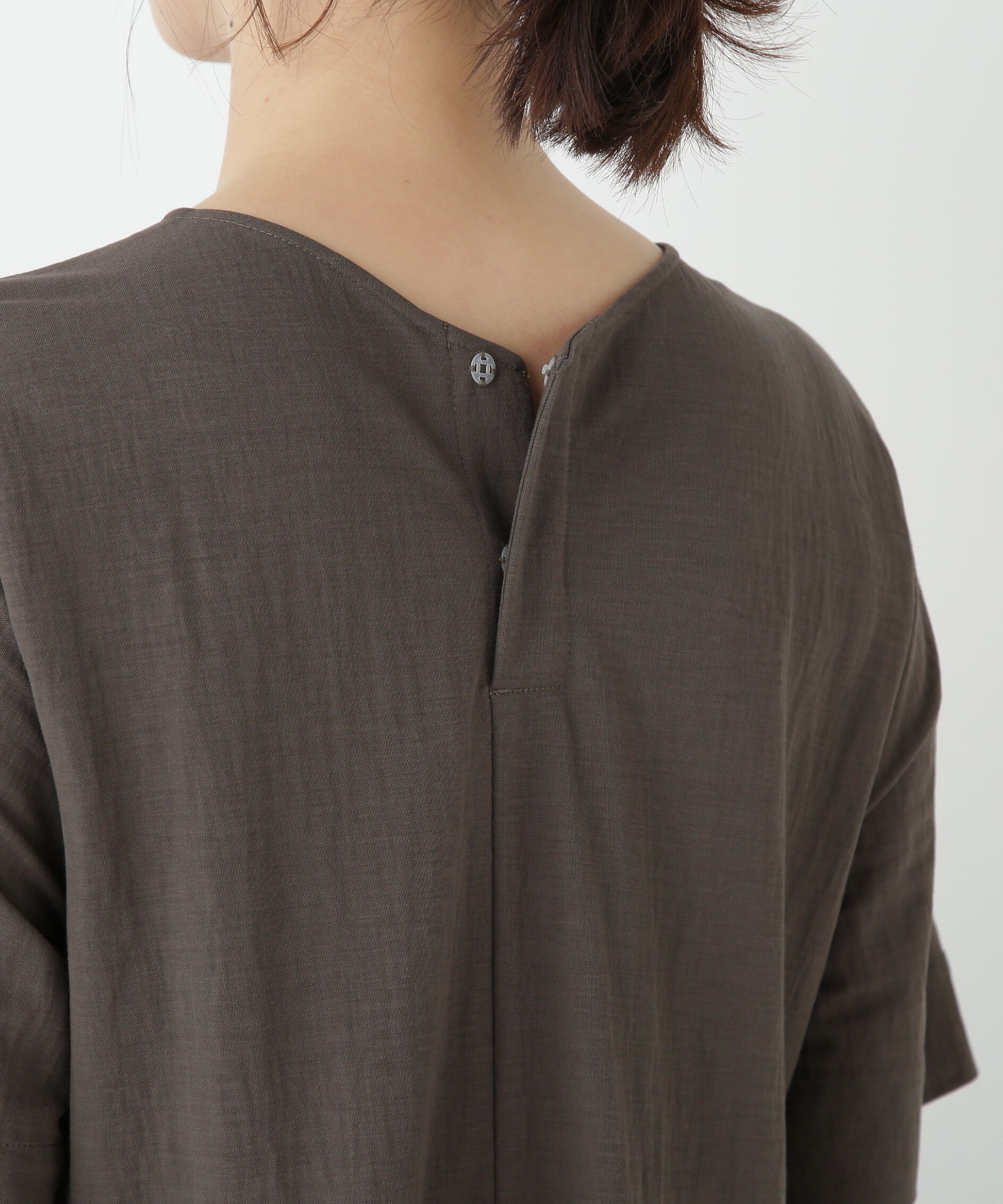  「◆ＲＮスムースギャザーＡラインワンピース」|ワンピース|