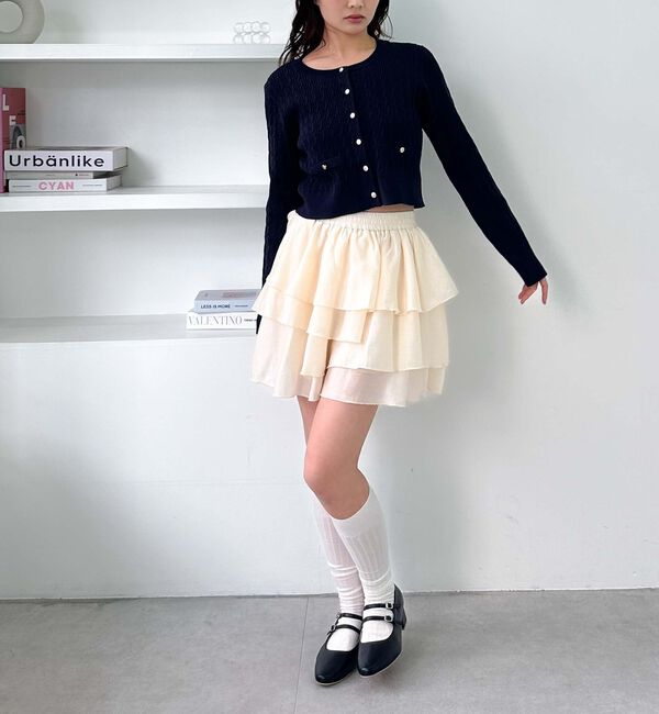 archives「細ケーブルニットカーディガン」|カーディガン|