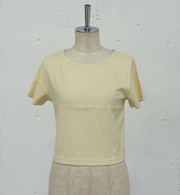 archives「シュシュ付花柄キャミ&times;リブＴＯＰＳＳＥＴ」|カーディガン|