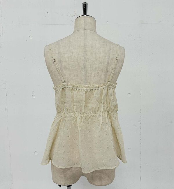 archives「シュシュ付花柄キャミ&times;リブＴＯＰＳＳＥＴ」|カーディガン|