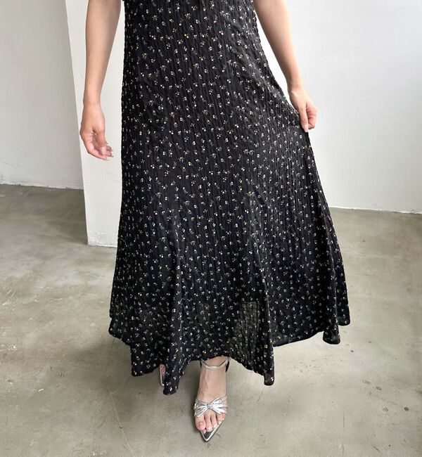 archives「花柄ビスチェ切替キャミワンピース」|ワンピース|