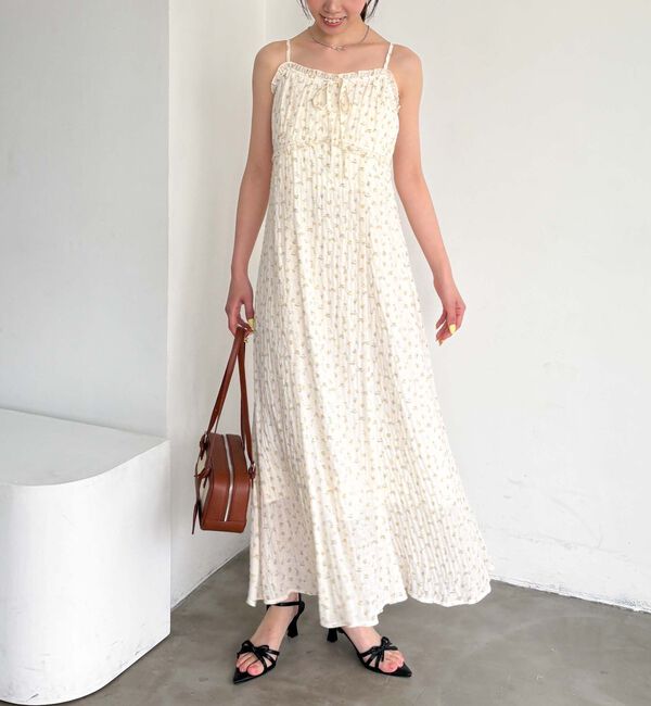 archives「花柄ビスチェ切替キャミワンピース」|ワンピース|IVORY