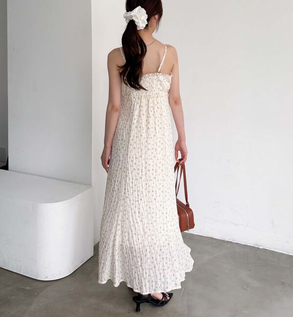 archives「花柄ビスチェ切替キャミワンピース」|ワンピース|