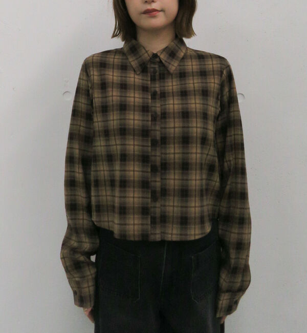 archives「ケーブルポロニット&times;シャツセット」|カーディガン|