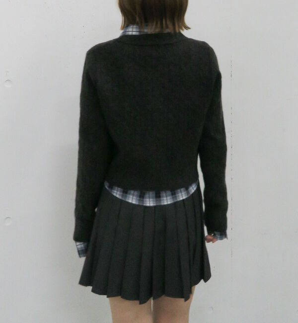 archives「ケーブルポロニット&times;シャツセット」|カーディガン|