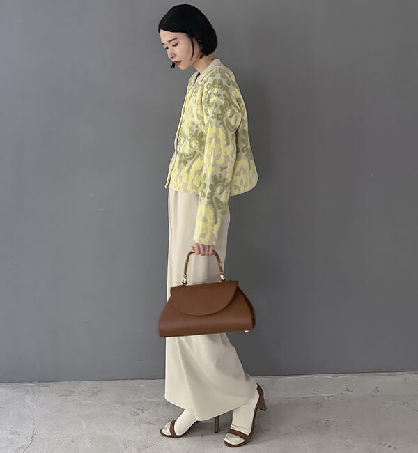 Doux archives「ボタニカルジャガードニット」|カーディガン|