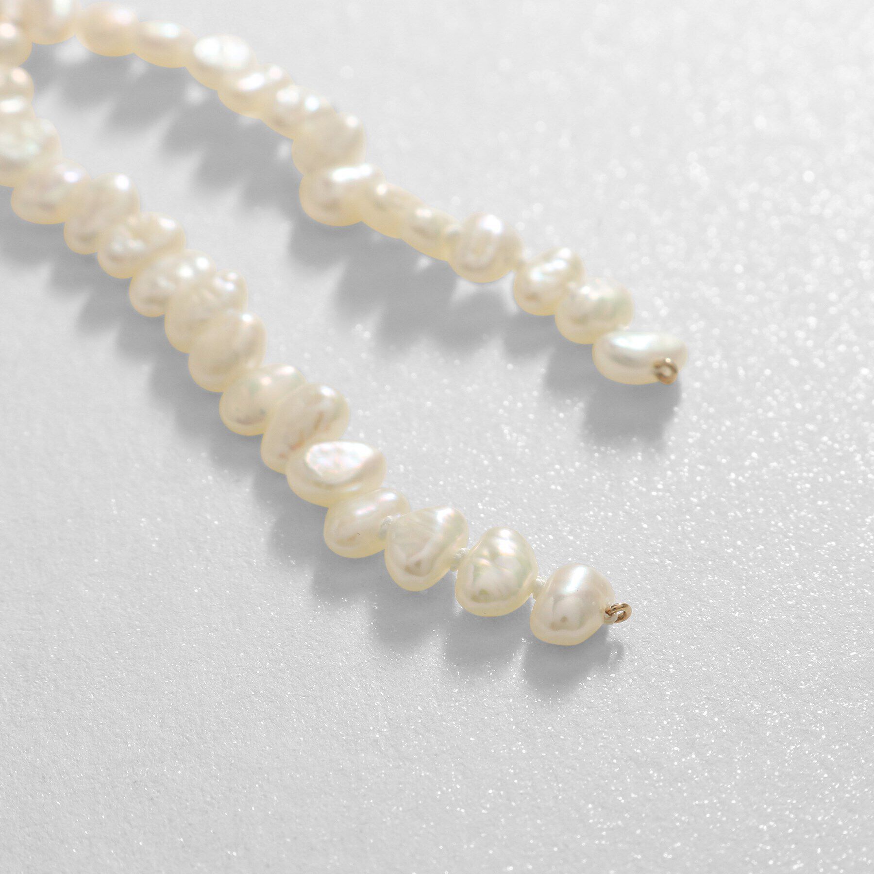 COCOSHNIK「K10バロックパールブランチ スタッドピアス」|ピアス|