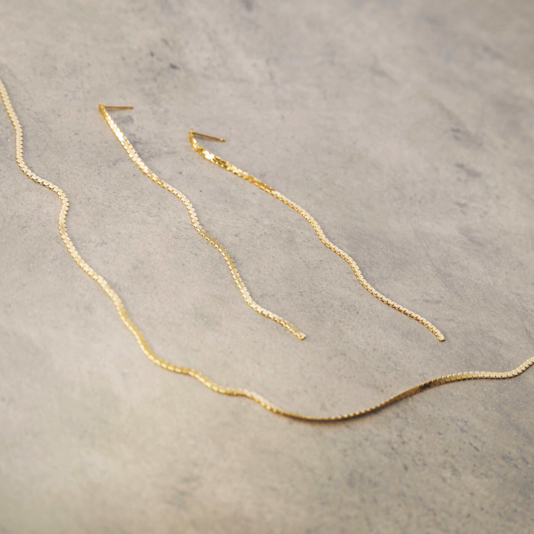 COCOSHNIK「K10スーパーベネフラット スタッドピアス大」|ピアス|