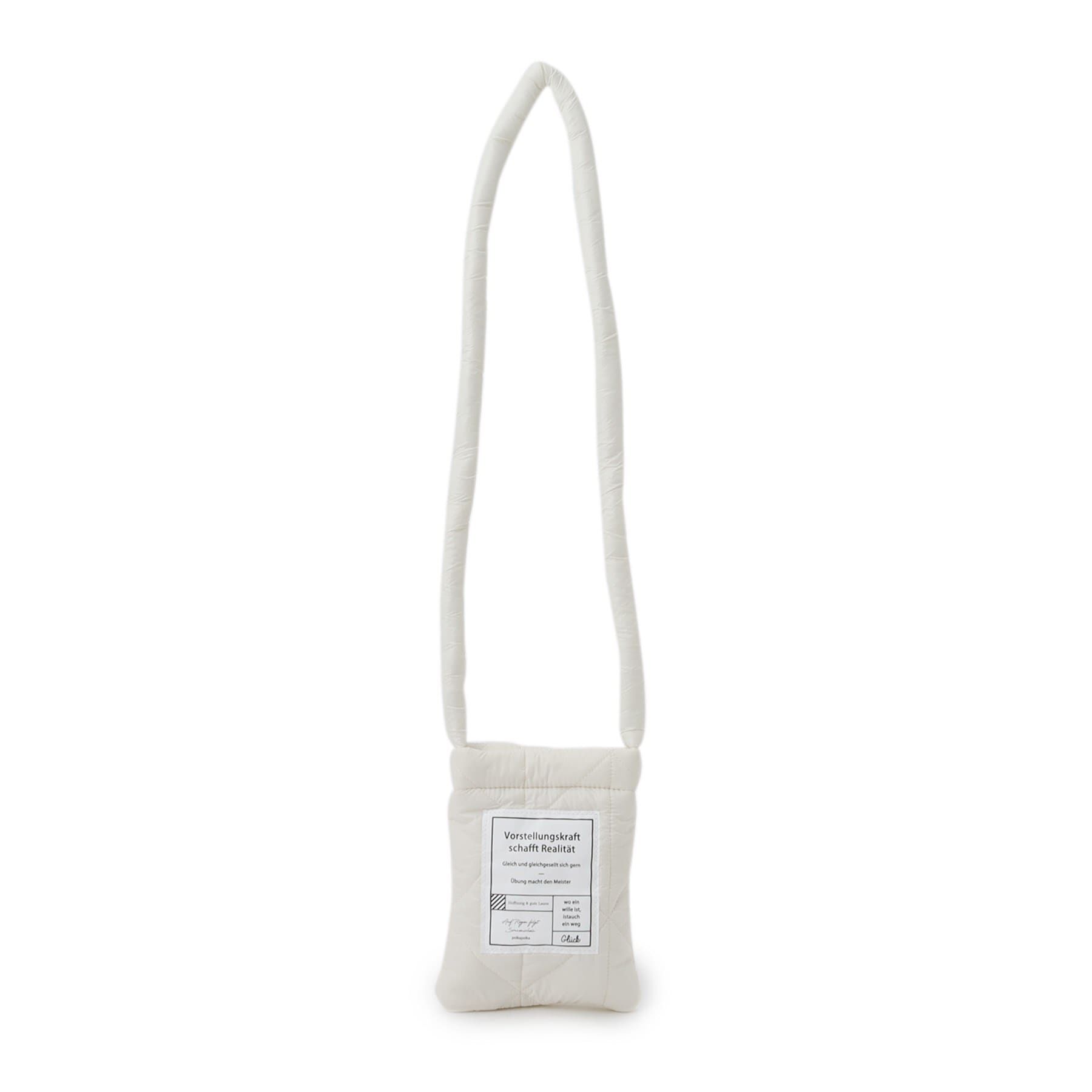 Ober Tashe「パデットキルトショルダー」|ショルダー・メッセンジャー|アイボリー(004)