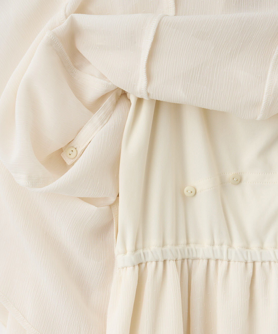 岡崎紗絵さんコラボ】カスケードボウタイフリルミニワンピース（COCO