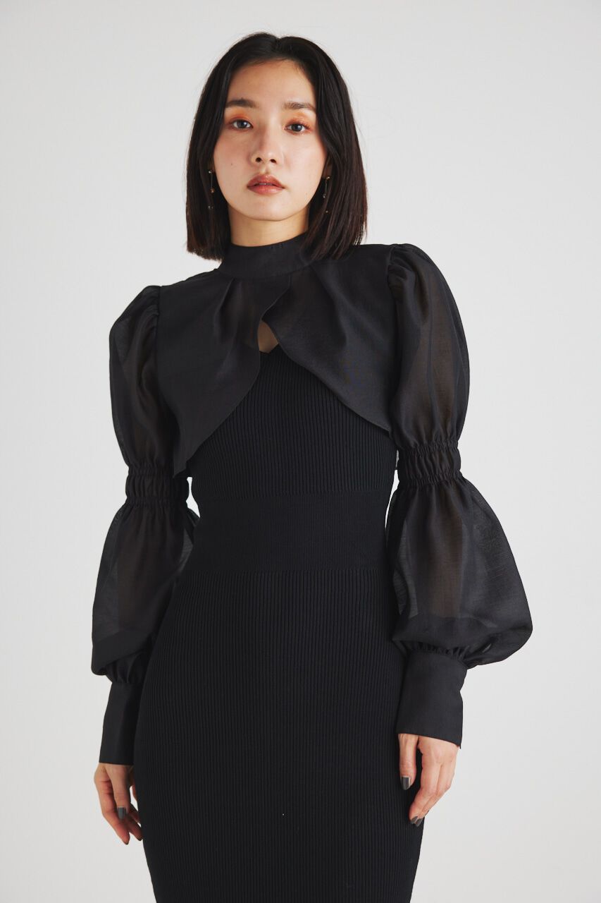 rienda「ボレロSETレイヤードKnit OP」|ワンピース|