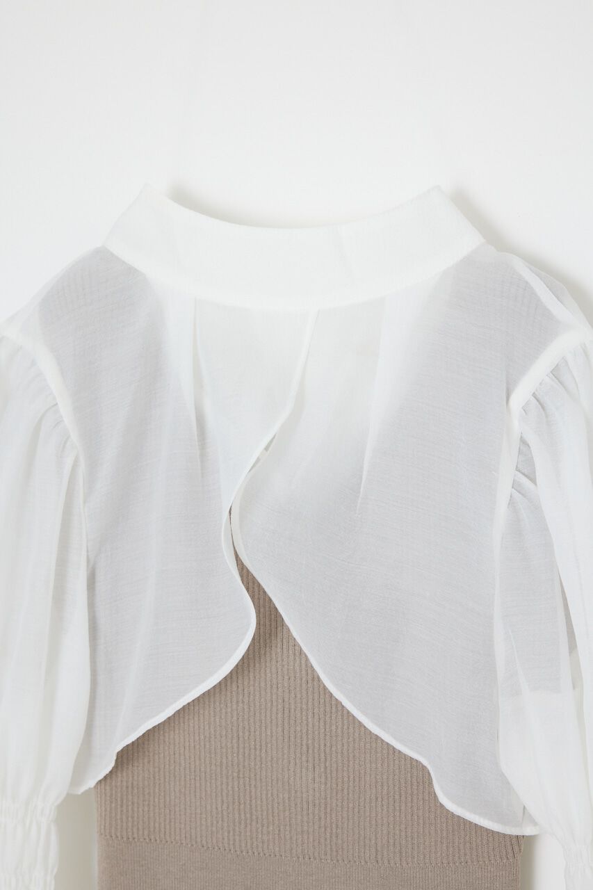 rienda「ボレロSETレイヤードKnit OP」|ワンピース|