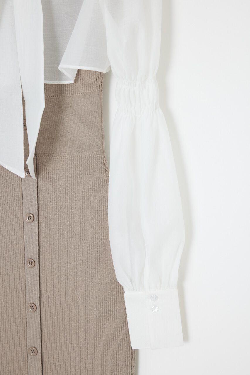 rienda「ボレロSETレイヤードKnit OP」|ワンピース|