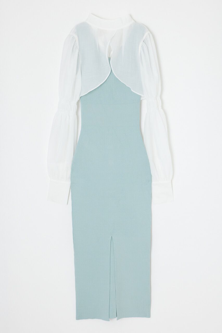 rienda「ボレロSETレイヤードKnit OP」|ワンピース|MINT