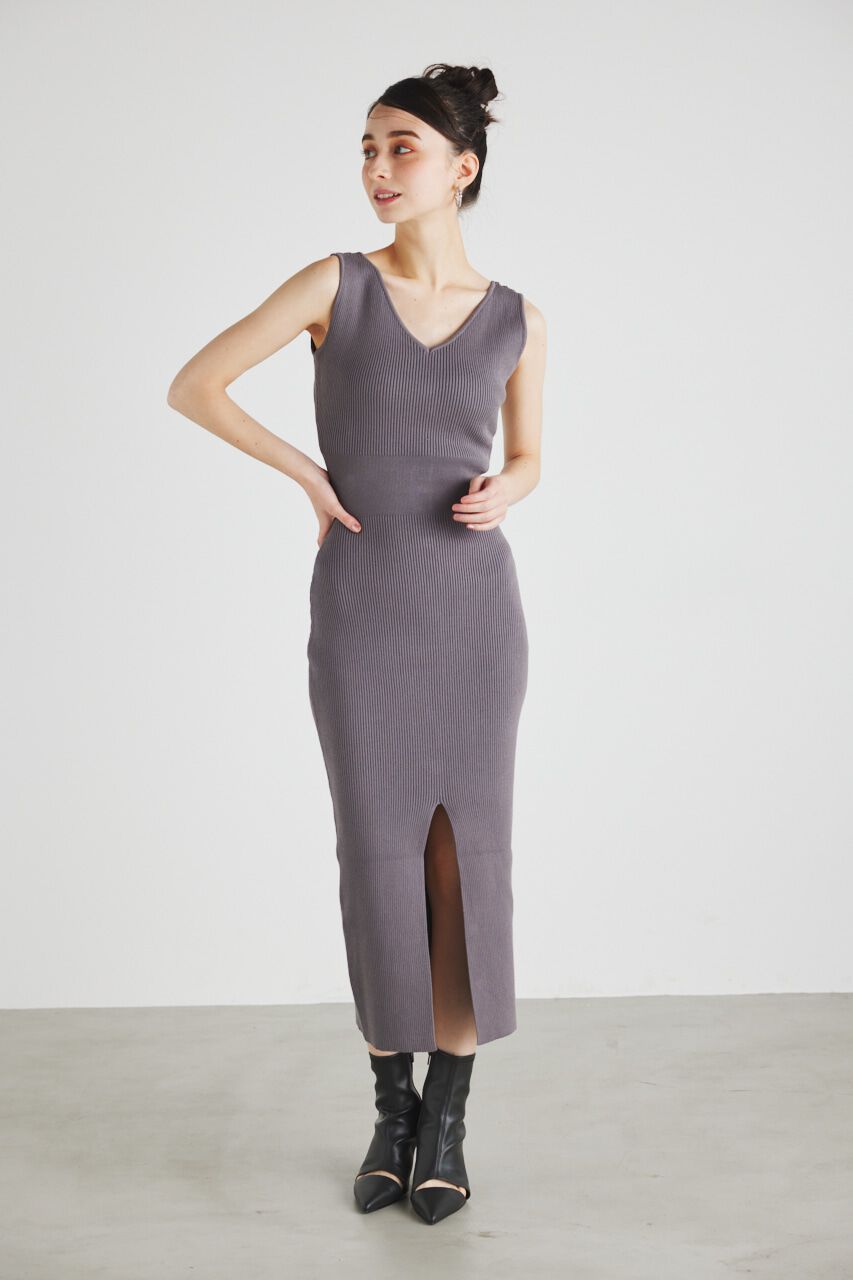 rienda「ボレロSETレイヤードKnit OP」|ワンピース|