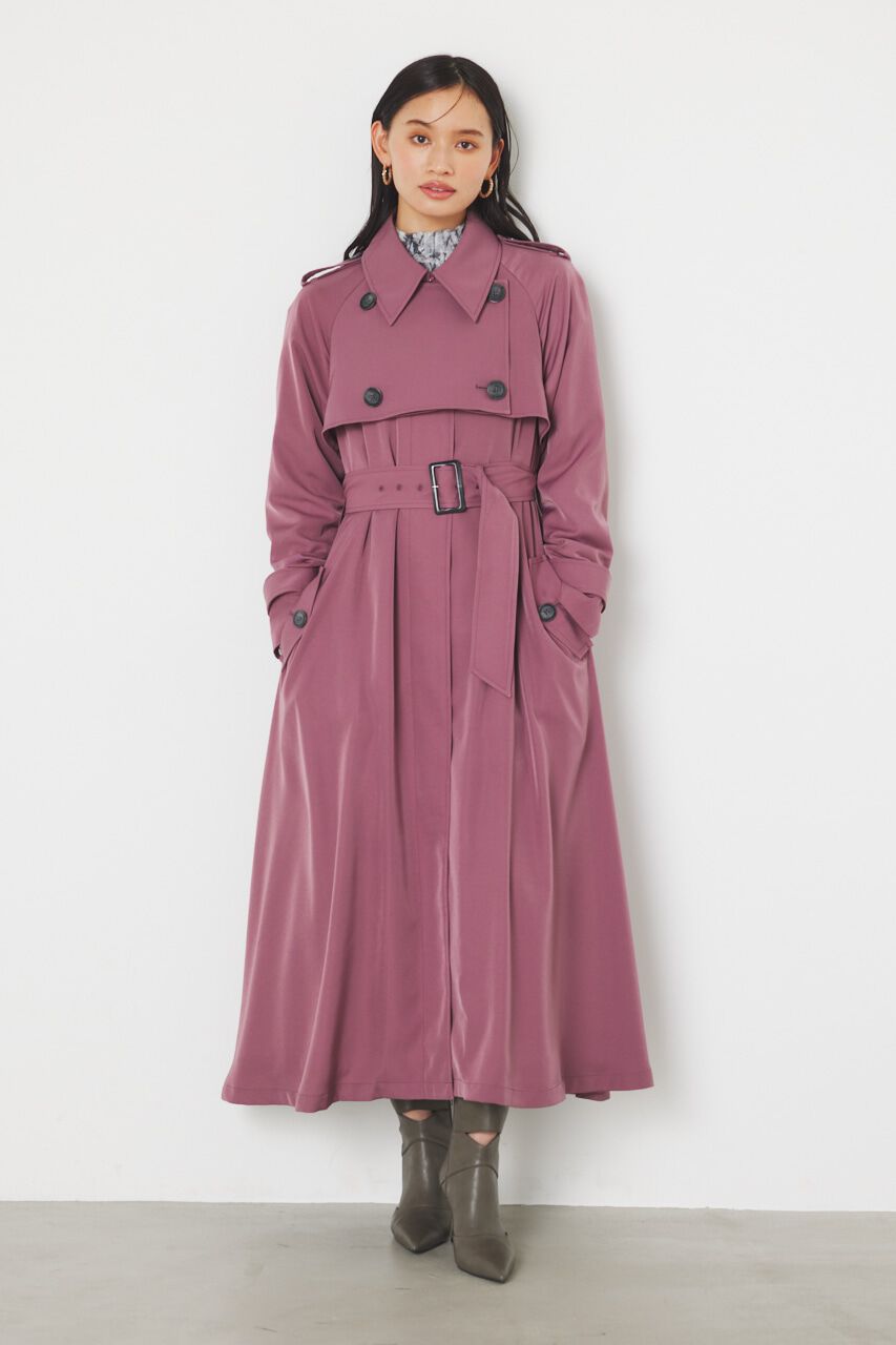 rienda「＃ジェラートトレンチ コート」|その他|PNK