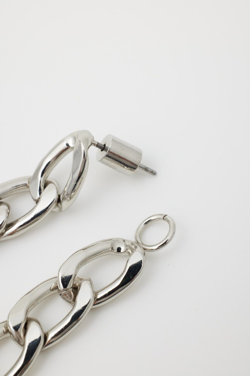 rienda「チェーンコンビデザインピアス」|ピアス|