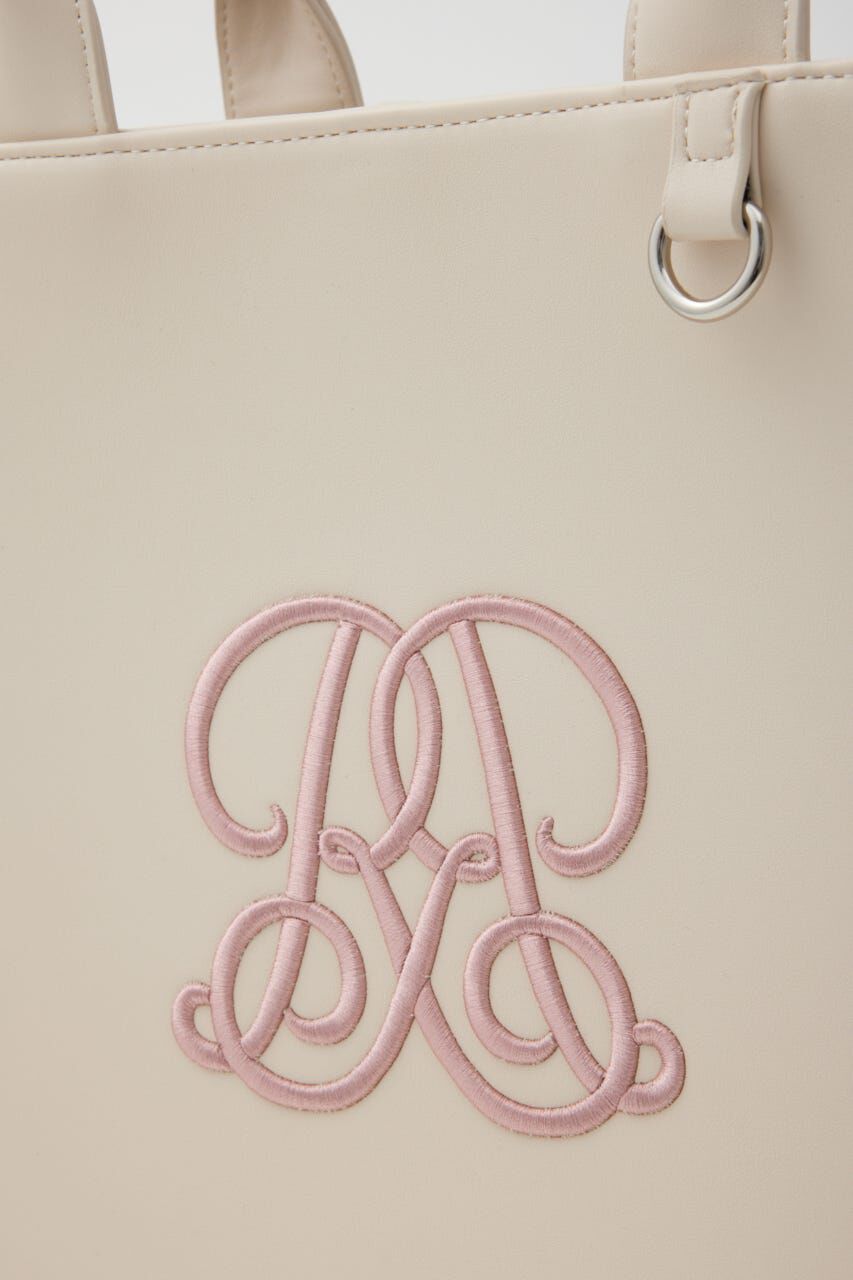 rienda「WRRロゴフェイクレザートートバッグ」|その他|