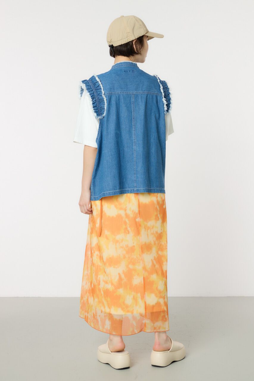 RODEO CROWNS「フリルショルダーベスト」|ダウンベスト・ベスト|