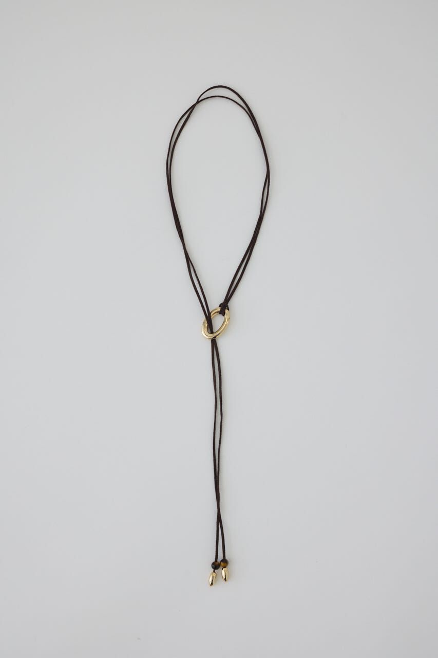 RIM.ARK 「Through hole stone N/C」|ネックレス|GLD