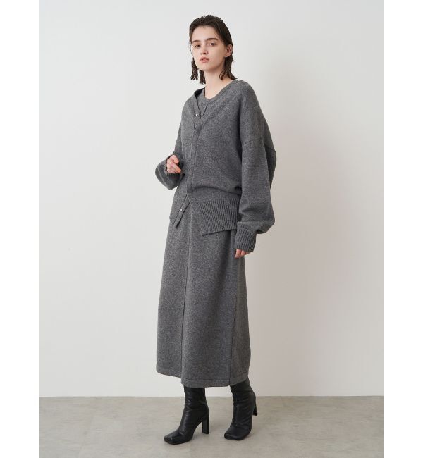 ELENDEEK「COMPRESSED WOOL CD」|カーディガン|