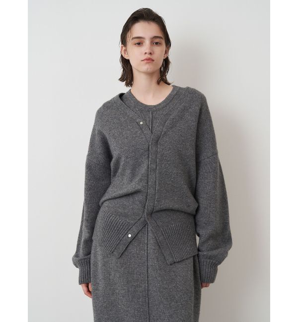 ELENDEEK「COMPRESSED WOOL CD」|カーディガン|