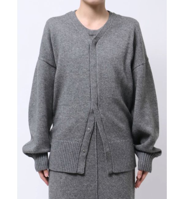 ELENDEEK「COMPRESSED WOOL CD」|カーディガン|