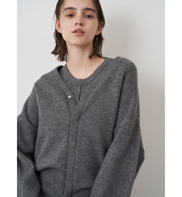 ELENDEEK「COMPRESSED WOOL CD」|カーディガン|