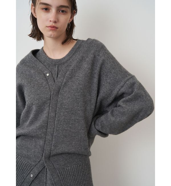 ELENDEEK「COMPRESSED WOOL CD」|カーディガン|