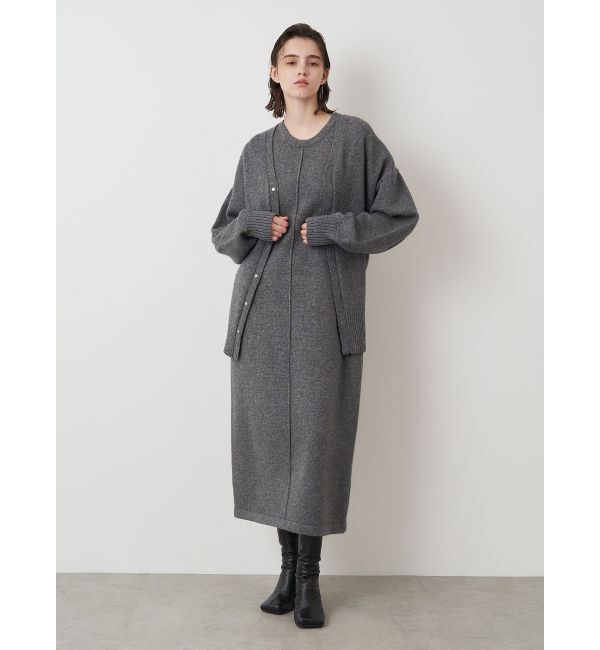 ELENDEEK「COMPRESSED WOOL CD」|カーディガン|