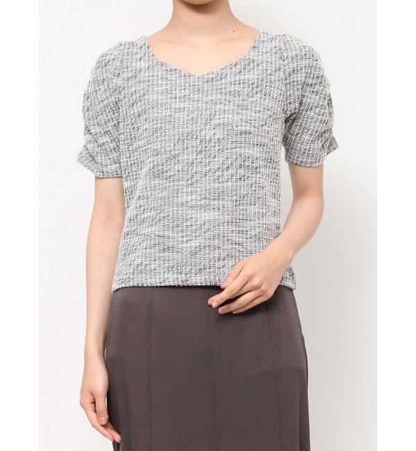 RESEXXY「カットツイードトップス」|Tシャツ・カットソー|