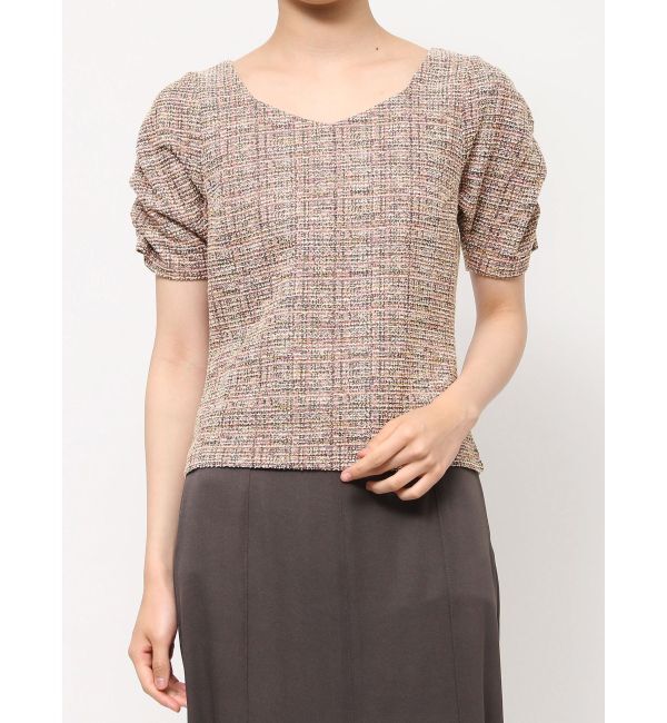 RESEXXY「カットツイードトップス」|Tシャツ・カットソー|